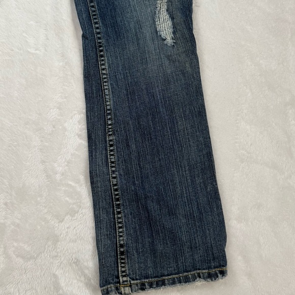 American Eagle Outfitters DistressedBlue Jeans Size 4 Regular - Picture 4 of 10